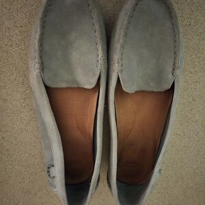Blue UGG loafers